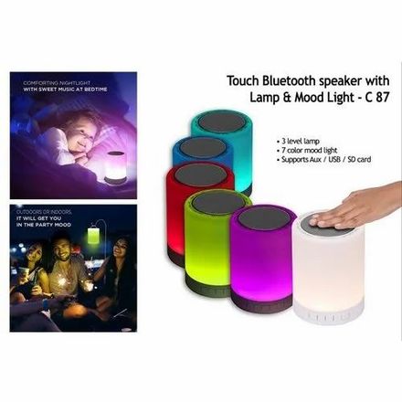 Bluetooth Speaker With Lamp