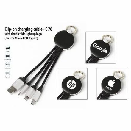 Clip-on Charging Cable