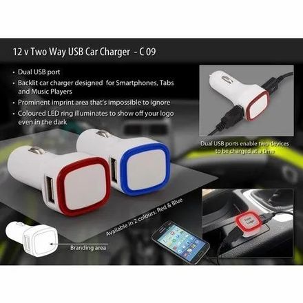 Dual Port USB Car Charger
