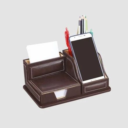 Leather Desktop Organizer