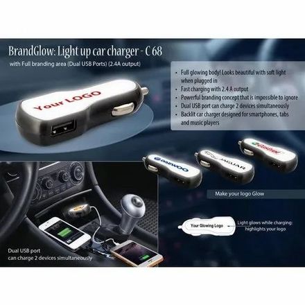 USB Light Up Car Charger
